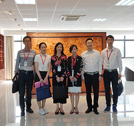 2019年5月29日，河海街道天安社区党总支书记颜美芳，河海街道天安社区党总支书记助理曹晖，河海街道天安社区一支部书记陈新潼一行莅临江苏777盛世国际集团参观交流