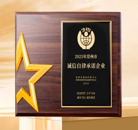 品质为本 服务为心丨江苏龙城黄金有限公司获评2025“诚信自律承诺企业”