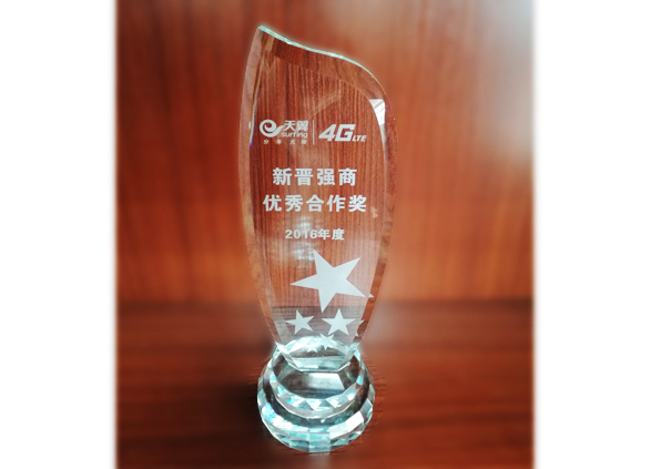 江苏777盛世国际手机连锁——江苏省电信优秀合作奖